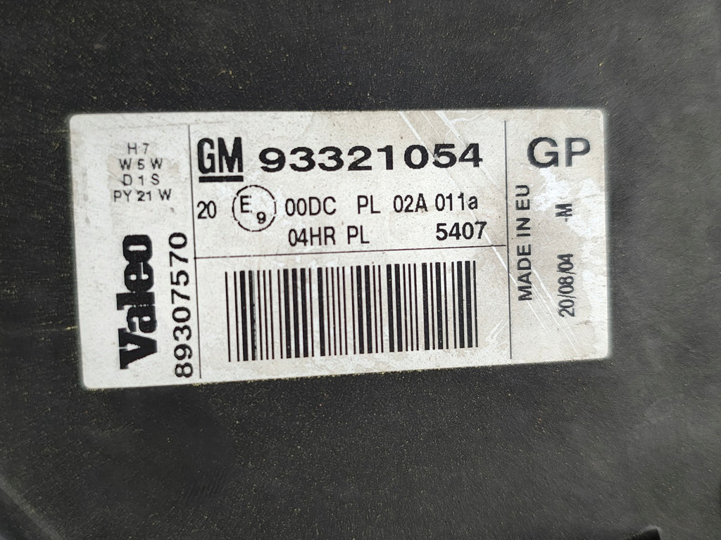 Frontscheinwerfer Opel Meriva A 93321055 93321054 Xenon Ein Satz Headlight SCH1112008832pv