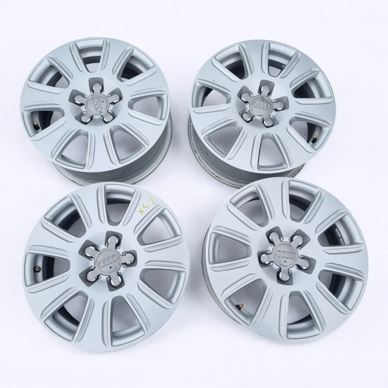 4x Alufelge 16 Zoll 6.5" 5x112 33ET Glanz Silber 8U0601025 Audi Rim Wheel