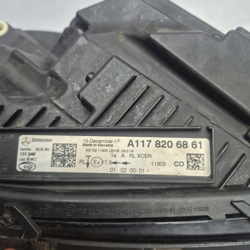Frontscheinwerfer Mercedes-Benz Cla A1178206861 Rechts Scheinwerfer Headlight SCH3222807233fw