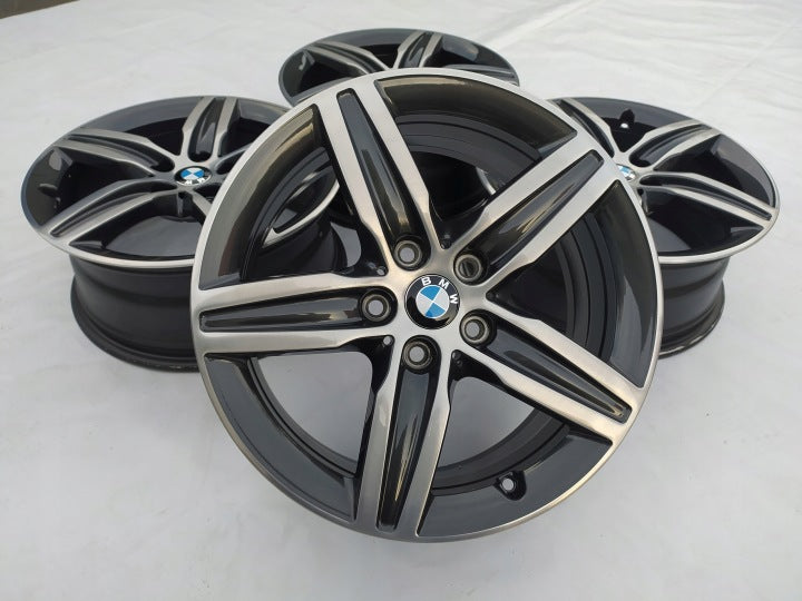 4x Alufelge 17 Zoll 7.5" 5x112 54ET Glanz Silber 6855091 BMW 4 Gran 2 Tourer F45 FEL7902136270kk