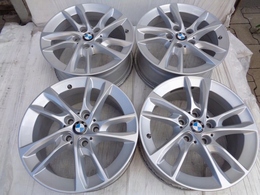 4x Alufelge 16 Zoll 7.0" 5x112 47ET Glanz Silber 6855083 BMW 2 F45 F46 Rim Wheel FEL9239285017gy