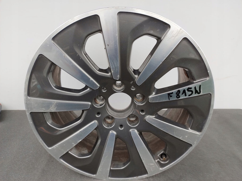 1x Alufelge 17 Zoll 8.0" 5x112 41ET Glanz Grau A2224010802 Mercedes-Benz Mg