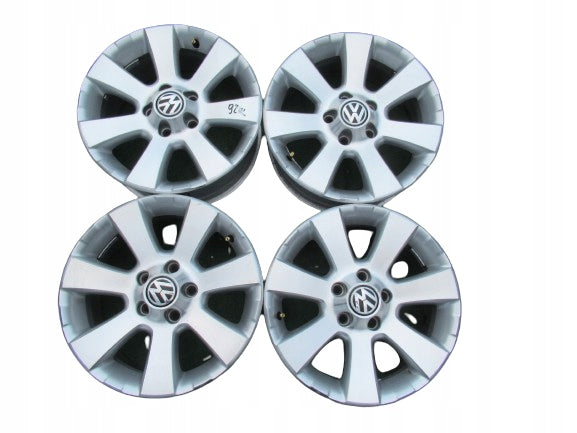 4x Alufelge 16 Zoll 6.5" 5x112 33ET 5N0601025A VW Tiguan Rim Wheel FEL9268452527sq