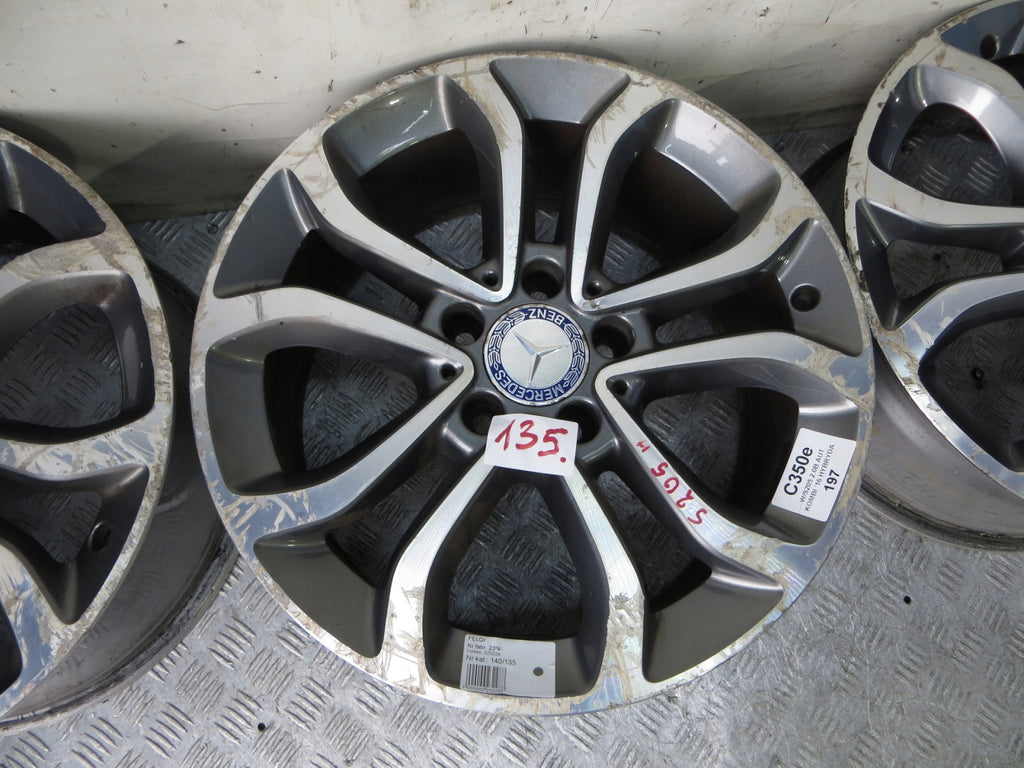 4x Alufelge 17 Zoll 7.0" 5x112 A2064010200 A2054013900 Mercedes-Benz W205 FEL8057703163ki