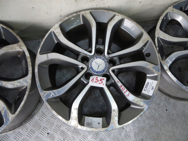 4x Alufelge 17 Zoll 7.0" 5x112 A2064010200 A2054013900 Mercedes-Benz W205 FEL8057703163ki