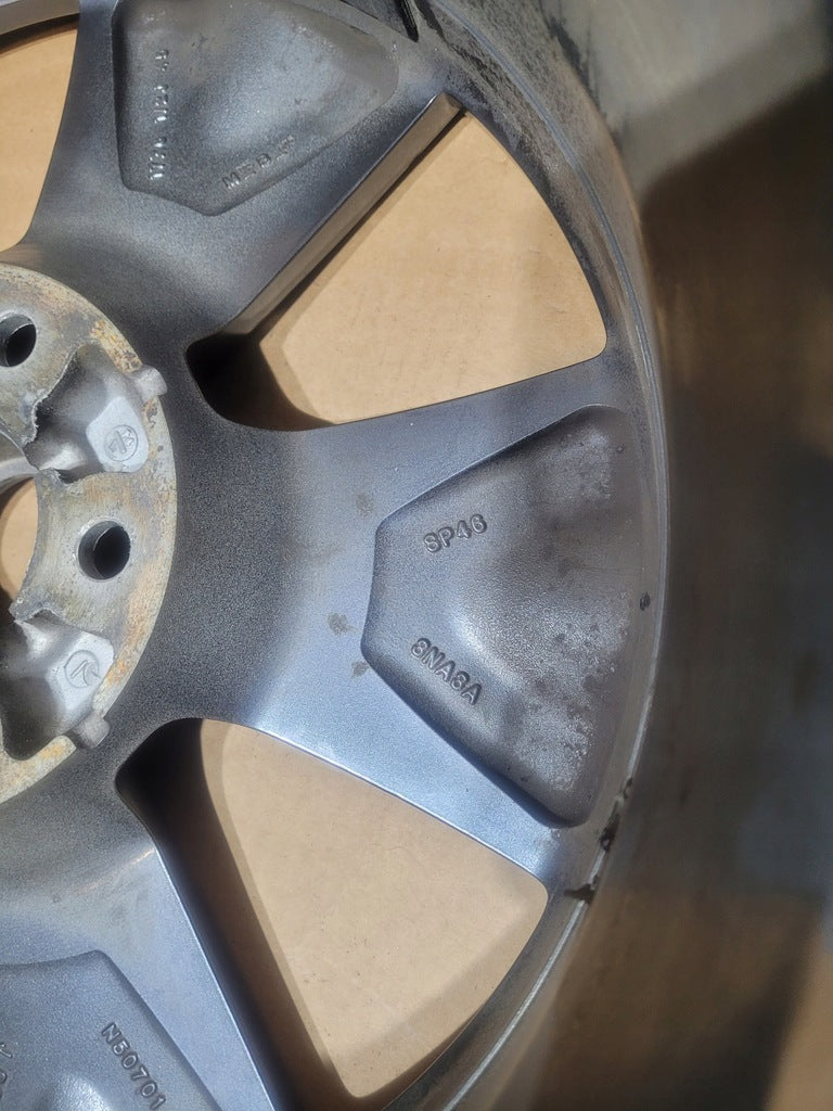 1x Alufelge 17 Zoll 6.5" 5x114.3 45ET Glanz N50701 Mg Pulsar Rim Wheel FEL7277005163jp