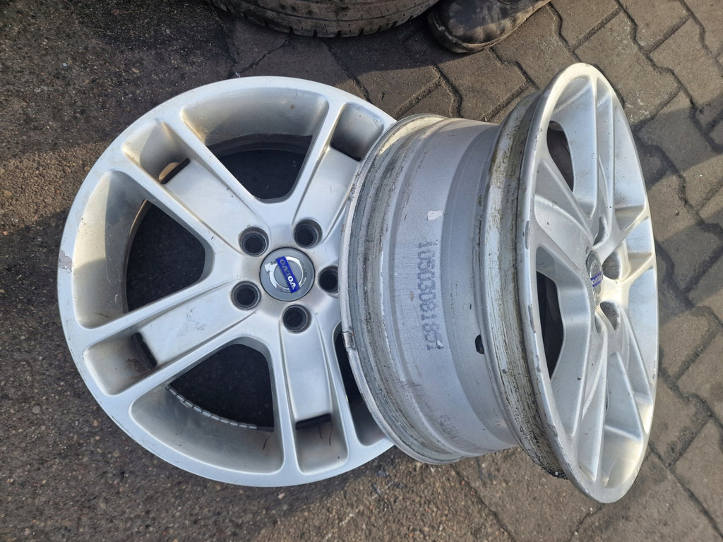 4x Alufelge 17 Zoll 7.0" 5x108 52 5ET Glanz Silber 30714965 Volvo V40 V50 FEL9664942114sb