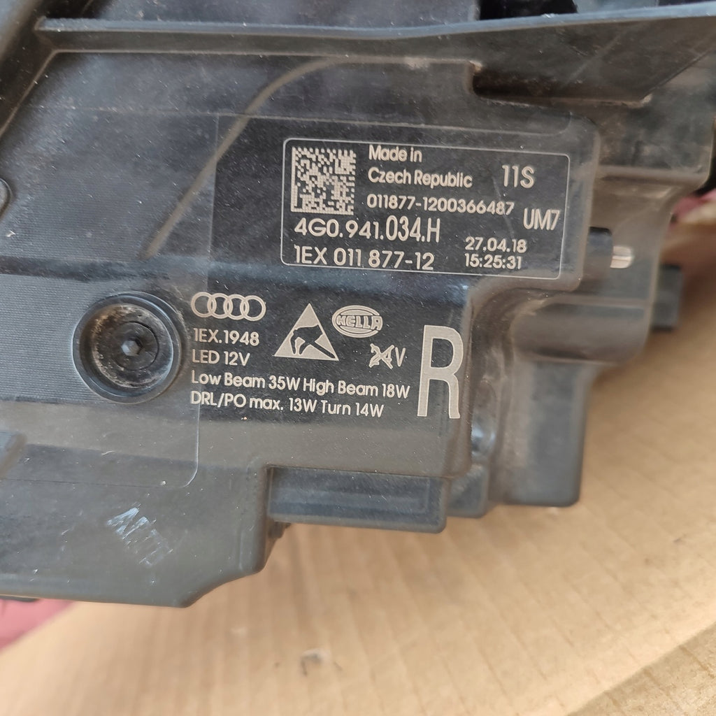 Frontscheinwerfer Audi A6 C7 4G0941034 Full LED Rechts Scheinwerfer Headlight SCH7572538714de