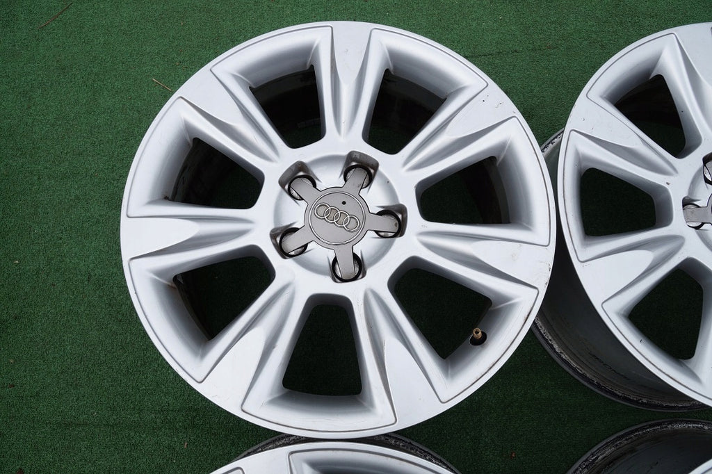 4x Alufelge 17 Zoll 8.0" 5x112 26ET Glanz Silber 8K0601025BL Audi A4 B8 FEL5298625865te