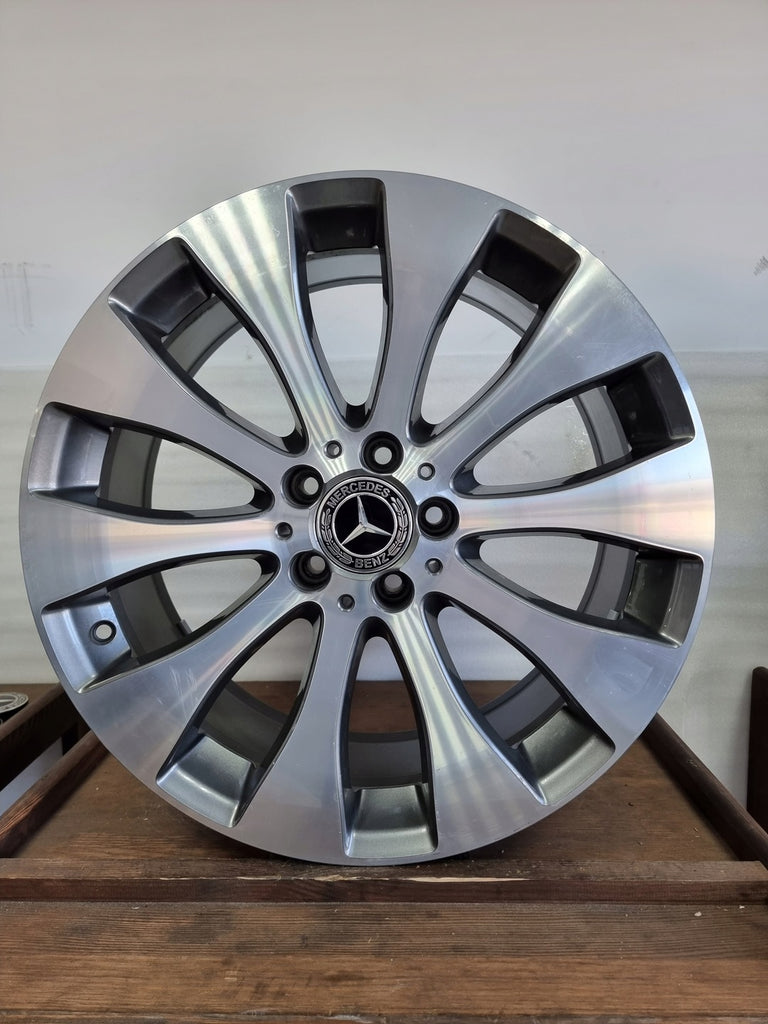 1x Alufelge 19 Zoll 8.0" 5x112 38ET Glanz A2534012200 Mercedes-Benz Glc X253 Mg