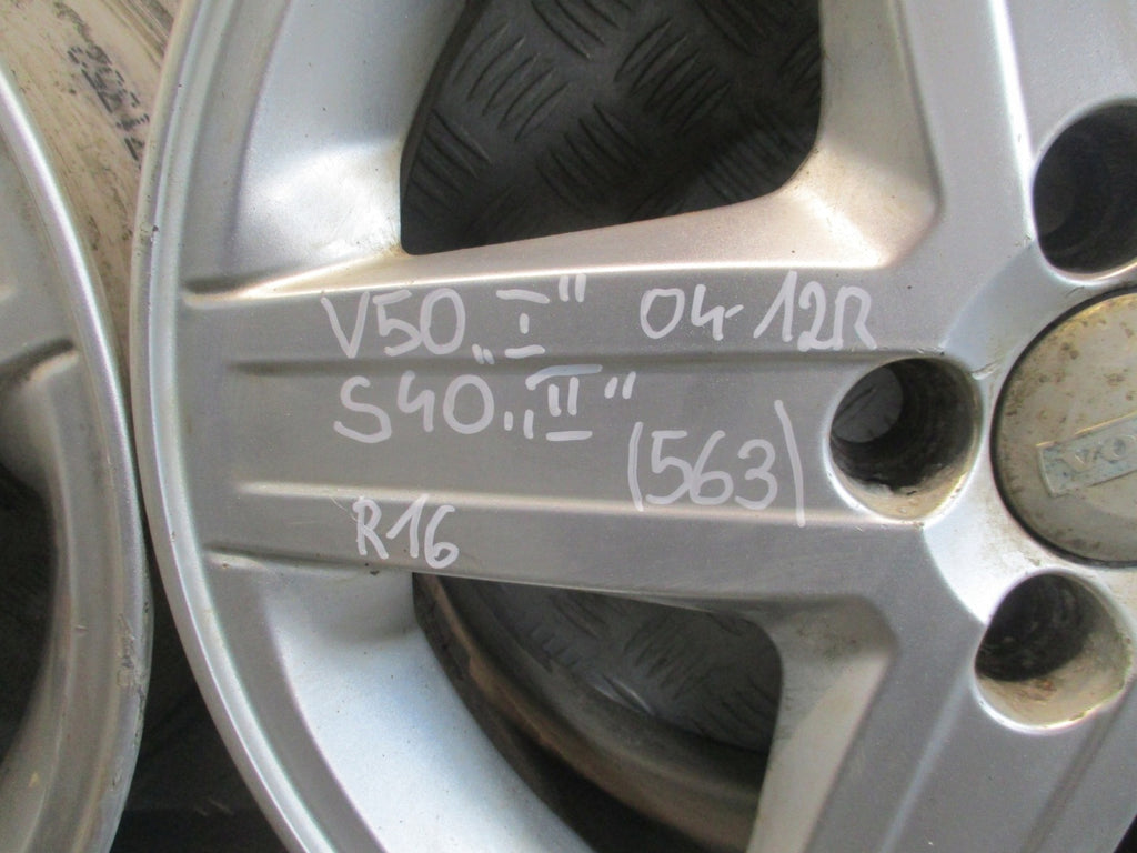 4x Alufelge 16 Zoll 6.5" 5x108 30671413 Volvo S40 V50 Rim Wheel FEL1177587417kx