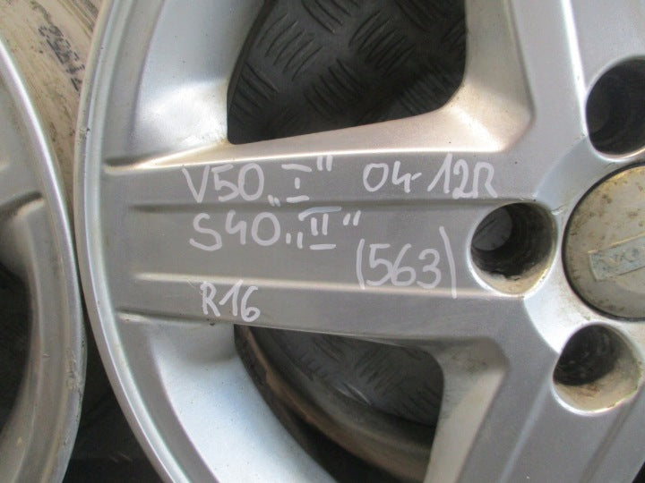 4x Alufelge 16 Zoll 6.5" 5x108 30671413 Volvo S40 V50 Rim Wheel FEL1177587417kx