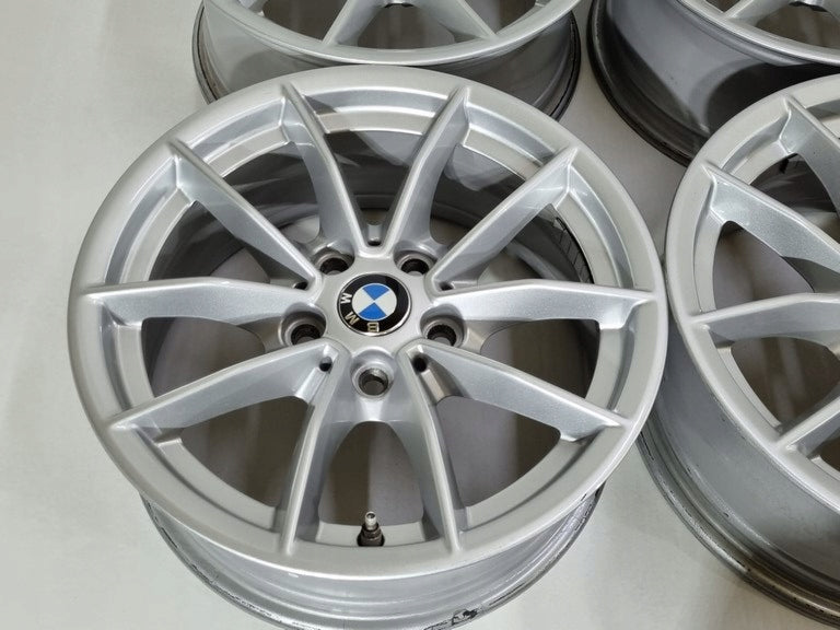 4x Alufelge 16 Zoll 6.5" 5x112 22ET Glanz Silber 6876921 BMW Rim Wheel FEL6091212891ii