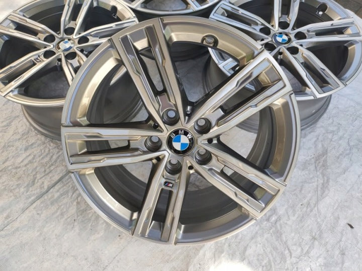 4x Alufelge 17 Zoll 7.5" 5x112 54ET Glanz Graphit 8053523 BMW F44 1 F40 Mg FEL6030014733xa