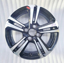 Load image into Gallery viewer, 1x Alufelge 15 Zoll 4.5" 4x100 35ET Glanz Schwarz 3440AS7 Citroën C1 108 Aygo FEL2141617927nr