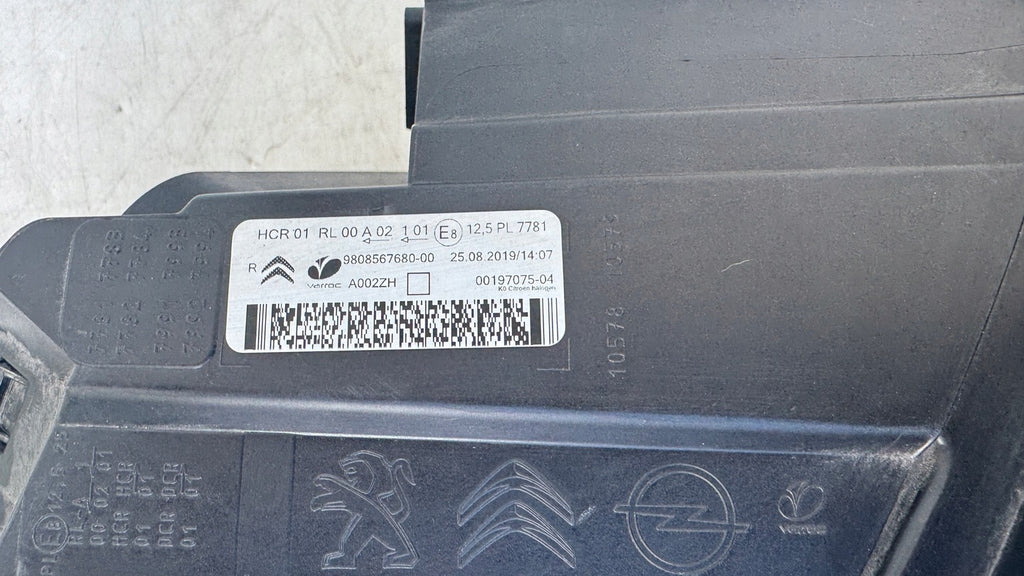 Frontscheinwerfer Toyota Proace 9808567680 Rechts Scheinwerfer Headlight SCH6529838907mm