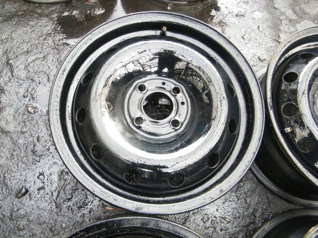 4x Alufelge 15 Zoll 6.0" 4x100 50ET Schwarz Dacia Sandero I Z Logan Rim Wheel FEL2139712693yj