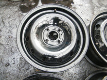 Load image into Gallery viewer, 4x Alufelge 15 Zoll 6.0" 4x100 50ET Schwarz Dacia Sandero I Z Logan Rim Wheel FEL2139712693yj