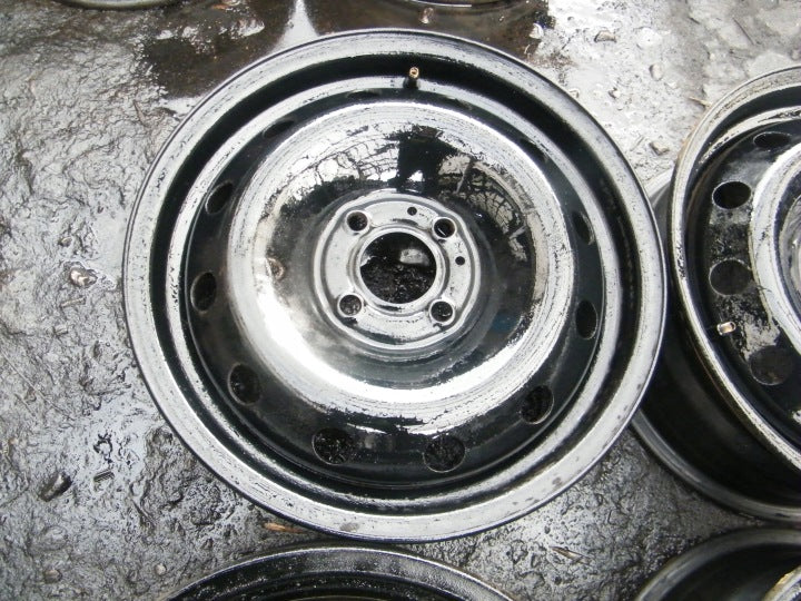 4x Alufelge 15 Zoll 6.0" 4x100 50ET Schwarz Dacia Sandero I Z Logan Rim Wheel FEL2139712693yj