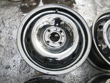 Laden Sie das Bild in den Galerie-Viewer, 4x Alufelge 15 Zoll 6.0" 4x100 50ET Schwarz Dacia Sandero I Z Logan Rim Wheel FEL2139712693yj