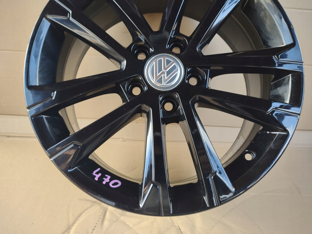 1x Alufelge 17 Zoll 7.0" 5x112 49ET 5G0601025AK VW Golf Vii Rim Wheel FEL6268208371nh