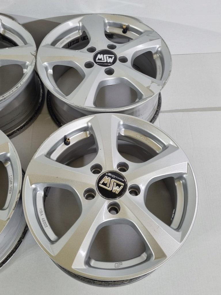 4x Alufelge 16 Zoll 6.5" 5x112 42ET KBA49261 Audi Rim Wheel FEL2331252290bc