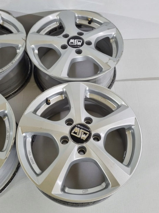 4x Alufelge 16 Zoll 6.5" 5x112 42ET KBA49261 Audi Rim Wheel FEL2331252290bc