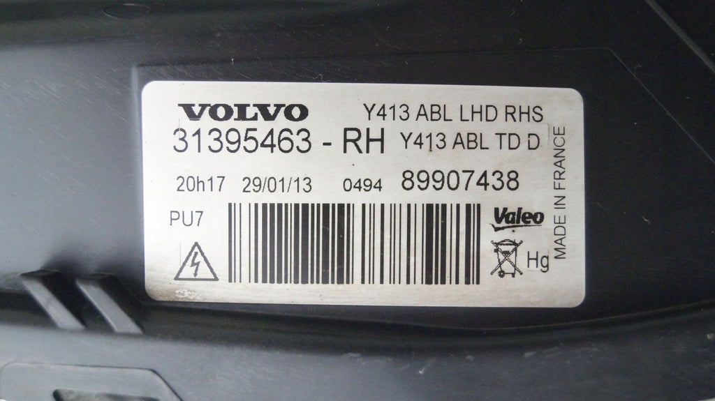 Frontscheinwerfer Volvo Xc60 3139546389 Xenon Rechts Scheinwerfer Headlight SCH1333496911pq