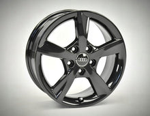 Load image into Gallery viewer, 1x Alufelge 16 Zoll 6.0" 5x112 48ET Glanz Schwarz 8V0071496 Audi A3 Rim Wheel FEL8925701318wl