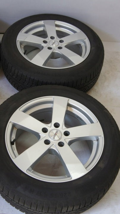 4x Alufelge 17 Zoll 7.5" 5x112 35ET Silber Audi I Rim Wheel FEL8938464550px