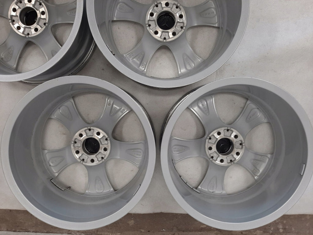 4x Alufelge 18 Zoll 8.0" 5x112 38ET Glanz Silber A2534010800 Mercedes-Benz Glc