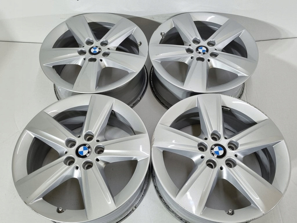 4x Alufelge 17 Zoll 7.5" 5x112 54ET Glanz Silber BMW6855087 BMW Rim Wheel FEL6443871140bd