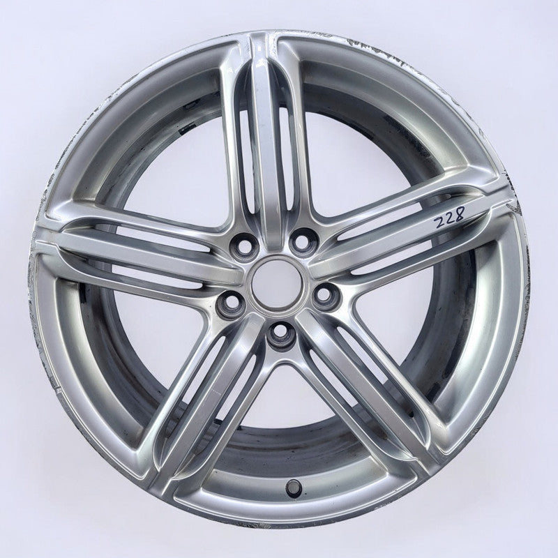 1x Alufelge 19 Zoll 8.5" 5x112 48ET Glanz Silber 4F0601025DE Audi A6 Rim Wheel