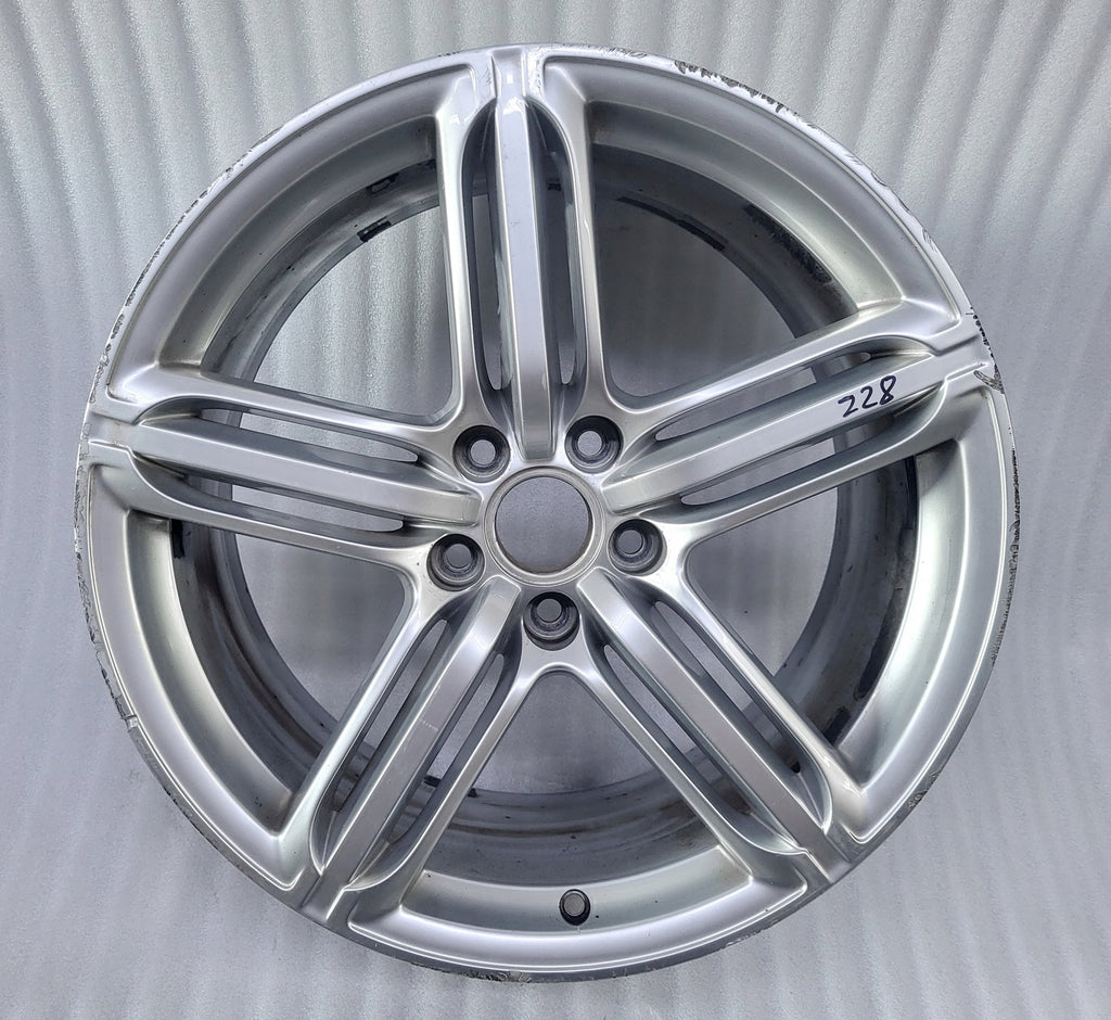 1x Alufelge 19 Zoll 8.5" 5x112 48ET Glanz Silber 4F0601025DE Audi A6 Rim Wheel