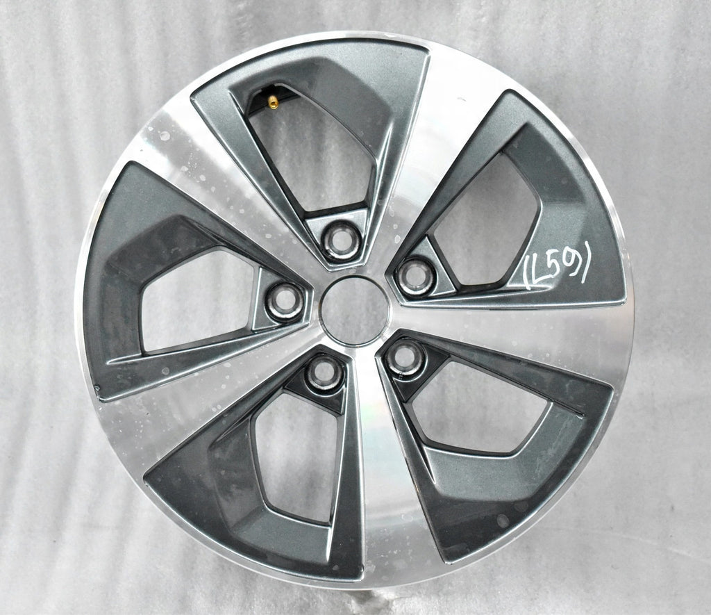 1x Alufelge 16 Zoll 6.5" 5x112 46ET Glanz Schwarz 5E0601025AP Skoda Octavia Iii