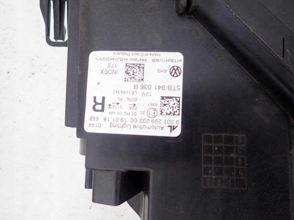 Frontscheinwerfer VW Touran 5TB941036 Rechts Scheinwerfer Headlight
