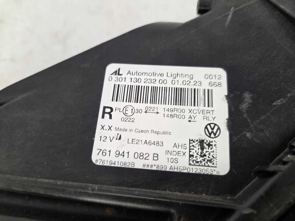 Frontscheinwerfer VW Touareg 761941082B LED Rechts Scheinwerfer Headlight SCH3642977087pm