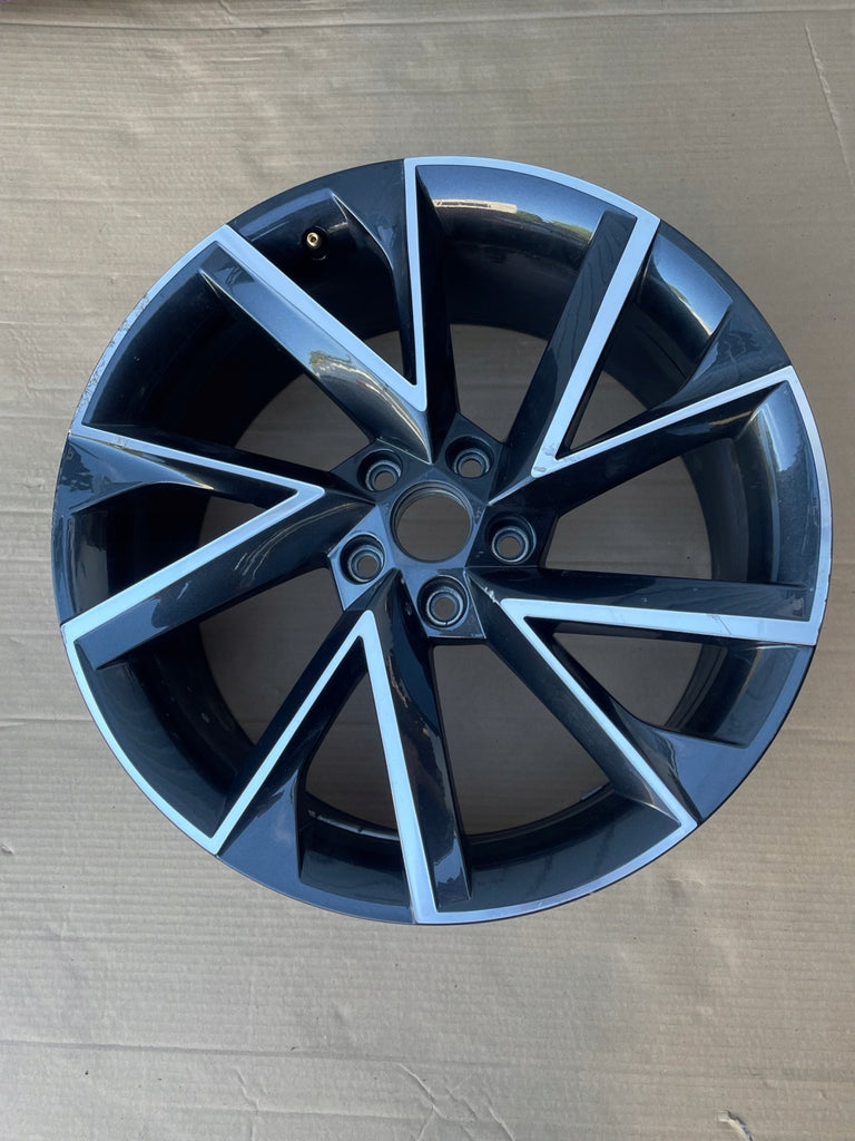 1x Alufelge 19 Zoll 8.0" 5x112 45ET Glanz Graphit 57A601025R Mg Karoq Rim Wheel FEL8712731102fi