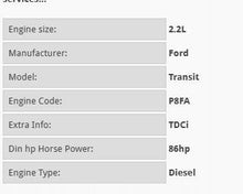 Load image into Gallery viewer, Motor Ford Transit P8FA 2.2 TDCI 86PS 63kW 221TKm 2007 Diesel Engine Komplett MOT7769039548si