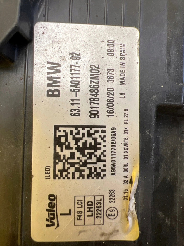 Frontscheinwerfer BMW X1 F48 5A0117702 LED Ein Stück (Rechts oder Links) SCH4602486031le