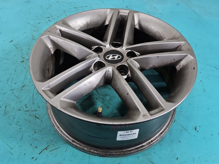 1x Alufelge 17 Zoll 7.0" 5x114.3 47ET 52910-2W200 Hyundai Santa III Fe Rim Wheel FEL7741115645mu