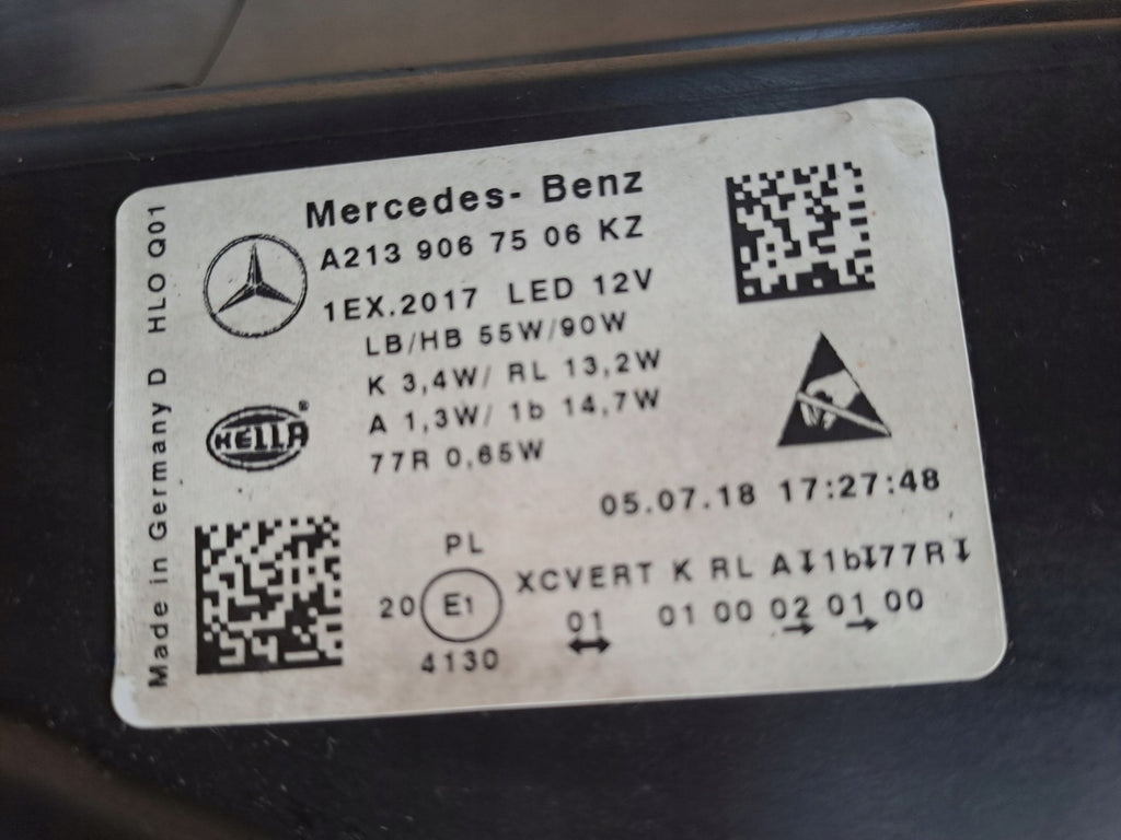 Frontscheinwerfer Mercedes-Benz W213 A2139067506 LED Links Headlight SCH7564691734dg