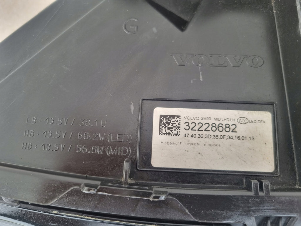 Frontscheinwerfer Volvo S90 V90 32228682 LED Links Scheinwerfer Headlight SCH5150469973zh