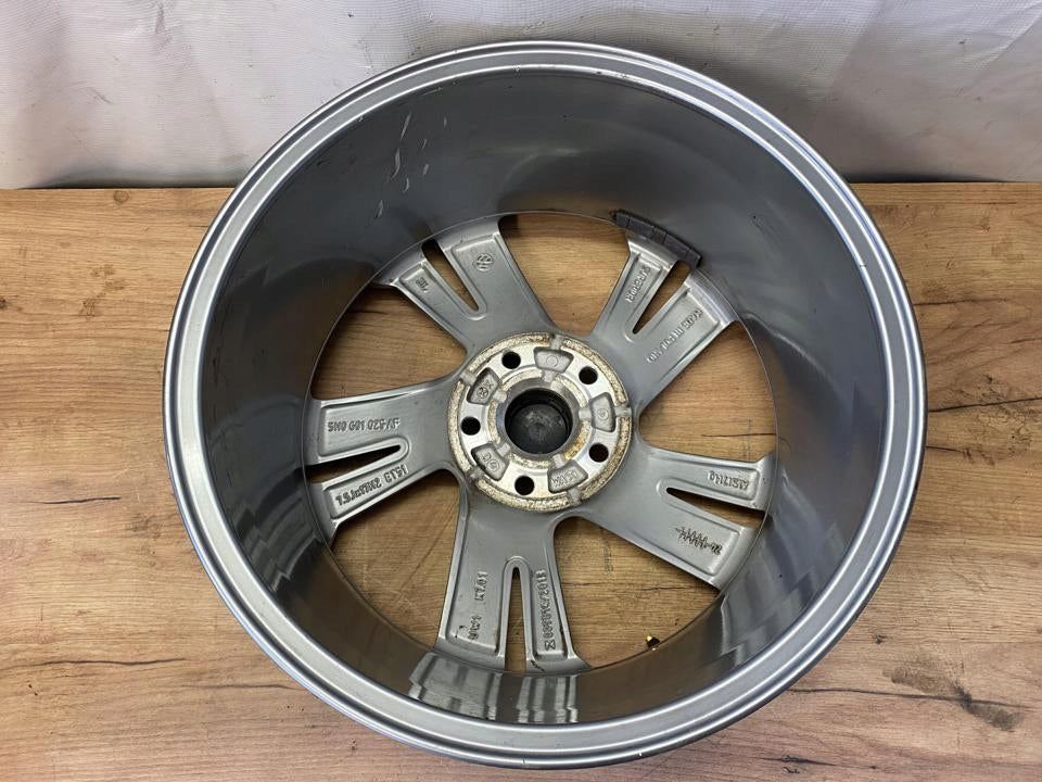 1x Alufelge 17 Zoll 7.5" 5x112 51ET Glanz Silber 5H0601025AF VW I Rim Wheel FEL1521006210ge