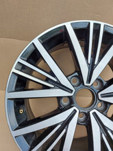 Load image into Gallery viewer, 1x Alufelge 16 Zoll 6.5&quot; 5x112 46ET Glanz Schwarz 5G0601025 VW Golf Vii