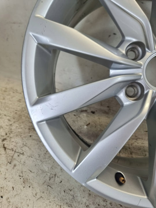 1x Alufelge 17 Zoll 6.0" 5x112 48ET Glanz Silber 5G0601025K VW Rim Wheel FEL8662577700zj