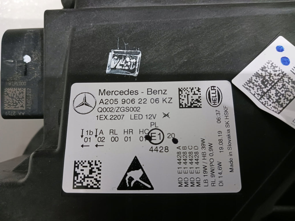 Frontscheinwerfer Mercedes-Benz W205 A2059062206 Full LED Rechts Headlight SCH5730334301sq