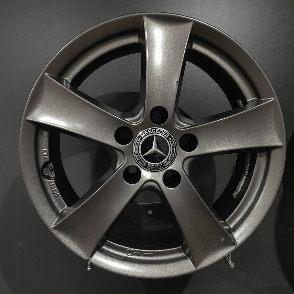 4x Alufelge 16 Zoll 6.5" 5x112 38ET KBA50290 Mercedes-Benz W176 W177 Rim Wheel FEL6001943387ud