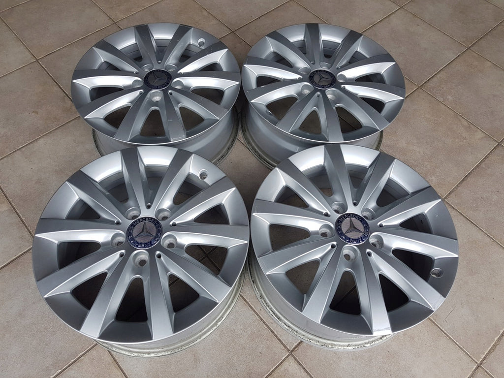 4x Alufelge 16 Zoll 6.5" 5x112 49ET A2464010202 Mercedes-Benz W245 W169 FEL7054762385wt