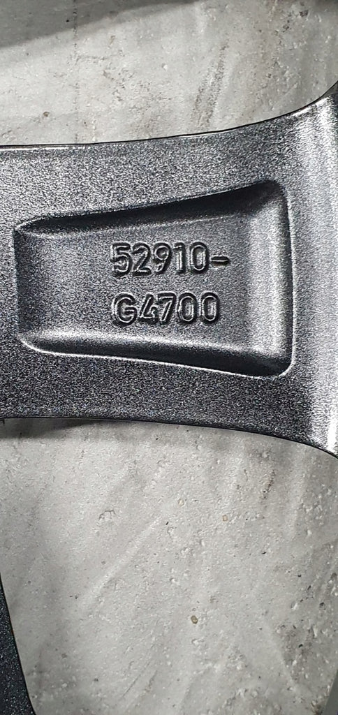 1x Alufelge 17 Zoll 7.0" 5x114.3 53ET Glanz Graphit 52910-G4700 Hyundai I30 Mg FEL6005879380fw